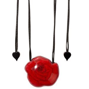 Zsiska Frida Rose Necklace and Earrings